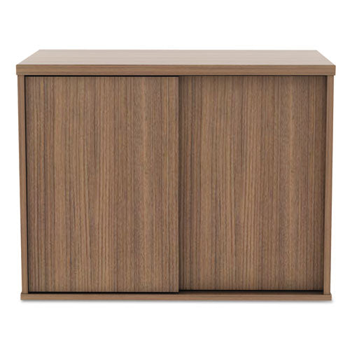 Alera® wholesale. Alera Open Office Low Storage Cabinet Credenza, 29 1-2 X 19 1-8x 22 7-8, Walnut. HSD Wholesale: Janitorial Supplies, Breakroom Supplies, Office Supplies.