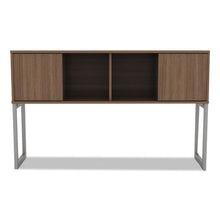 Load image into Gallery viewer, Alera® wholesale. Alera Open Office Desk Series Hutch, 59w X 15d X 36.38h, Modern Walnut. HSD Wholesale: Janitorial Supplies, Breakroom Supplies, Office Supplies.