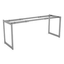 Load image into Gallery viewer, Alera® wholesale. Alera Open Office Desk Series Adjustable O-leg Desk Base, 24&quot; Deep, Silver. HSD Wholesale: Janitorial Supplies, Breakroom Supplies, Office Supplies.