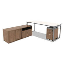Load image into Gallery viewer, Alera® wholesale. Alera Open Office Desk Series Adjustable O-leg Desk Base, 24&quot; Deep, Silver. HSD Wholesale: Janitorial Supplies, Breakroom Supplies, Office Supplies.