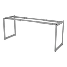 Load image into Gallery viewer, Alera® wholesale. Alera Open Office Desk Series Adjustable O-leg Desk Base, 24&quot; Deep, Silver. HSD Wholesale: Janitorial Supplies, Breakroom Supplies, Office Supplies.