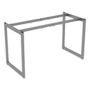 Alera® wholesale. Alera Open Office Desk Series Adjustable O-leg Desk Base, 24" Deep, Silver. HSD Wholesale: Janitorial Supplies, Breakroom Supplies, Office Supplies.