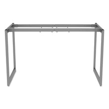 Load image into Gallery viewer, Alera® wholesale. Alera Open Office Desk Series Adjustable O-leg Desk Base, 24&quot; Deep, Silver. HSD Wholesale: Janitorial Supplies, Breakroom Supplies, Office Supplies.