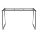 Alera® wholesale. Alera Open Office Desk Series Adjustable O-leg Desk Base, 24" Deep, Silver. HSD Wholesale: Janitorial Supplies, Breakroom Supplies, Office Supplies.