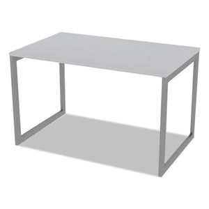 Alera® wholesale. Alera Open Office Desk Series Adjustable O-leg Desk Base, 30" Deep, Silver. HSD Wholesale: Janitorial Supplies, Breakroom Supplies, Office Supplies.
