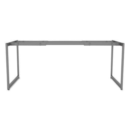 Alera® wholesale. Alera Open Office Desk Series Adjustable O-leg Desk Base, 30" Deep, Silver. HSD Wholesale: Janitorial Supplies, Breakroom Supplies, Office Supplies.