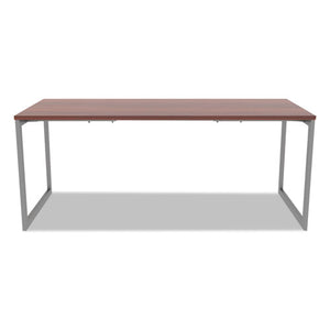 Alera® wholesale. Alera Open Office Desk Series Adjustable O-leg Desk Base, 30" Deep, Silver. HSD Wholesale: Janitorial Supplies, Breakroom Supplies, Office Supplies.