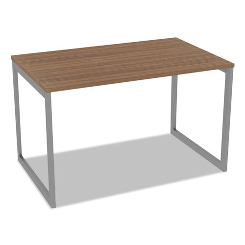 Alera® wholesale. Alera Open Office Desk Series Adjustable O-leg Desk Base, 30" Deep, Silver. HSD Wholesale: Janitorial Supplies, Breakroom Supplies, Office Supplies.