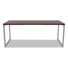 Load image into Gallery viewer, Alera® wholesale. Alera Open Office Desk Series Adjustable O-leg Desk Base, 30&quot; Deep, Silver. HSD Wholesale: Janitorial Supplies, Breakroom Supplies, Office Supplies.
