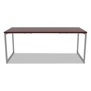 Alera® wholesale. Alera Open Office Desk Series Adjustable O-leg Desk Base, 30" Deep, Silver. HSD Wholesale: Janitorial Supplies, Breakroom Supplies, Office Supplies.