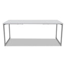 Alera® wholesale. Alera Open Office Desk Series Adjustable O-leg Desk Base, 30" Deep, Silver. HSD Wholesale: Janitorial Supplies, Breakroom Supplies, Office Supplies.
