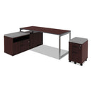 Alera® wholesale. Alera Open Office Desk Series Adjustable O-leg Desk Base, 30" Deep, Silver. HSD Wholesale: Janitorial Supplies, Breakroom Supplies, Office Supplies.