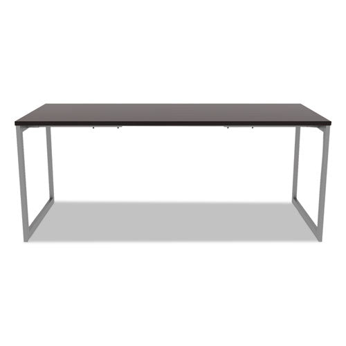 Alera® wholesale. Alera Open Office Desk Series Adjustable O-leg Desk Base, 30" Deep, Silver. HSD Wholesale: Janitorial Supplies, Breakroom Supplies, Office Supplies.