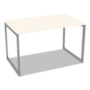 Alera® wholesale. Alera Open Office Desk Series Adjustable O-leg Desk Base, 30" Deep, Silver. HSD Wholesale: Janitorial Supplies, Breakroom Supplies, Office Supplies.