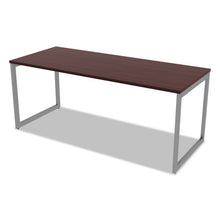 Load image into Gallery viewer, Alera® wholesale. Alera Open Office Desk Series Adjustable O-leg Desk Base, 30&quot; Deep, Silver. HSD Wholesale: Janitorial Supplies, Breakroom Supplies, Office Supplies.
