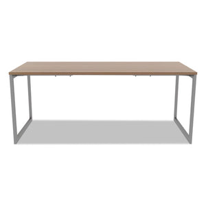 Alera® wholesale. Alera Open Office Desk Series Adjustable O-leg Desk Base, 30" Deep, Silver. HSD Wholesale: Janitorial Supplies, Breakroom Supplies, Office Supplies.