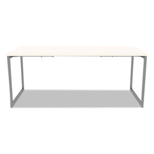 Load image into Gallery viewer, Alera® wholesale. Alera Open Office Desk Series Adjustable O-leg Desk Base, 30&quot; Deep, Silver. HSD Wholesale: Janitorial Supplies, Breakroom Supplies, Office Supplies.