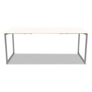 Alera® wholesale. Alera Open Office Desk Series Adjustable O-leg Desk Base, 30" Deep, Silver. HSD Wholesale: Janitorial Supplies, Breakroom Supplies, Office Supplies.