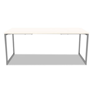 Alera® wholesale. Alera Open Office Desk Series Adjustable O-leg Desk Base, 30" Deep, Silver. HSD Wholesale: Janitorial Supplies, Breakroom Supplies, Office Supplies.