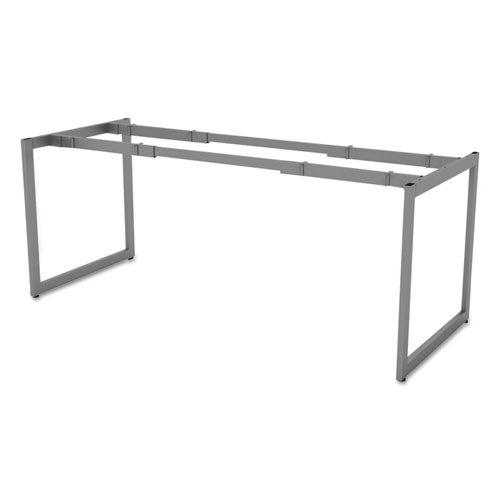 Alera® wholesale. Alera Open Office Desk Series Adjustable O-leg Desk Base, 30" Deep, Silver. HSD Wholesale: Janitorial Supplies, Breakroom Supplies, Office Supplies.