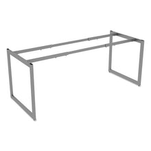 Load image into Gallery viewer, Alera® wholesale. Alera Open Office Desk Series Adjustable O-leg Desk Base, 30&quot; Deep, Silver. HSD Wholesale: Janitorial Supplies, Breakroom Supplies, Office Supplies.