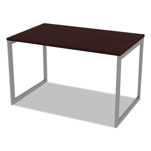 Alera® wholesale. Alera Open Office Desk Series Adjustable O-leg Desk Base, 30" Deep, Silver. HSD Wholesale: Janitorial Supplies, Breakroom Supplies, Office Supplies.