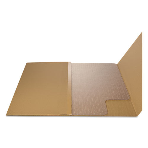 Alera® wholesale. Moderate Use Studded Chair Mat For Low Pile Carpet, 36 X 48, Lipped, Clear. HSD Wholesale: Janitorial Supplies, Breakroom Supplies, Office Supplies.