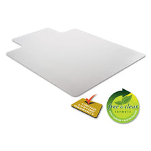 Load image into Gallery viewer, Alera® wholesale. Occasional Use Studded Chair Mat For Flat Pile Carpet, 45 X 53, Wide Lipped, Clear. HSD Wholesale: Janitorial Supplies, Breakroom Supplies, Office Supplies.