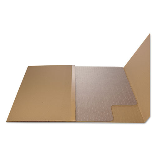 Alera® wholesale. Occasional Use Studded Chair Mat For Flat Pile Carpet, 45 X 53, Wide Lipped, Clear. HSD Wholesale: Janitorial Supplies, Breakroom Supplies, Office Supplies.