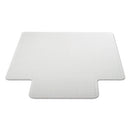 Alera® wholesale. Moderate Use Studded Chair Mat For Low Pile Carpet, 45 X 53, Wide Lipped, Clear. HSD Wholesale: Janitorial Supplies, Breakroom Supplies, Office Supplies.
