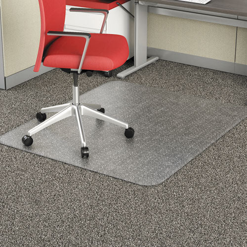 Alera® wholesale. Occasional Use Studded Chair Mat For Flat Pile Carpet, 46 X 60, Rectangular, Clear. HSD Wholesale: Janitorial Supplies, Breakroom Supplies, Office Supplies.