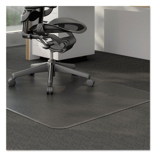 Alera® wholesale. Moderate Use Studded Chair Mat For Low Pile Carpet, 46 X 60, Rectangular, Clear. HSD Wholesale: Janitorial Supplies, Breakroom Supplies, Office Supplies.