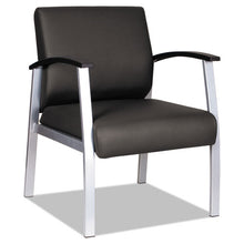 Load image into Gallery viewer, Alera® wholesale. Alera Metalounge Series Mid-back Guest Chair, 24.60&#39;&#39; X 26.96&#39;&#39; X 33.46&#39;&#39;, Black Seat-black Back, Silver Base. HSD Wholesale: Janitorial Supplies, Breakroom Supplies, Office Supplies.