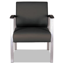 Load image into Gallery viewer, Alera® wholesale. Alera Metalounge Series Mid-back Guest Chair, 24.60&#39;&#39; X 26.96&#39;&#39; X 33.46&#39;&#39;, Black Seat-black Back, Silver Base. HSD Wholesale: Janitorial Supplies, Breakroom Supplies, Office Supplies.