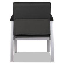 Load image into Gallery viewer, Alera® wholesale. Alera Metalounge Series Mid-back Guest Chair, 24.60&#39;&#39; X 26.96&#39;&#39; X 33.46&#39;&#39;, Black Seat-black Back, Silver Base. HSD Wholesale: Janitorial Supplies, Breakroom Supplies, Office Supplies.