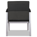 Alera® wholesale. Alera Metalounge Series Mid-back Guest Chair, 24.60'' X 26.96'' X 33.46'', Black Seat-black Back, Silver Base. HSD Wholesale: Janitorial Supplies, Breakroom Supplies, Office Supplies.