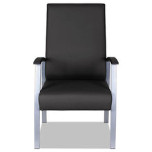 Load image into Gallery viewer, Alera® wholesale. Alera Metalounge Series High-back Guest Chair, 24.6&#39;&#39; X 26.96&#39;&#39; X 42.91&#39;&#39;, Black Seat-black Back, Silver Base. HSD Wholesale: Janitorial Supplies, Breakroom Supplies, Office Supplies.