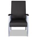 Alera® wholesale. Alera Metalounge Series High-back Guest Chair, 24.6'' X 26.96'' X 42.91'', Black Seat-black Back, Silver Base. HSD Wholesale: Janitorial Supplies, Breakroom Supplies, Office Supplies.