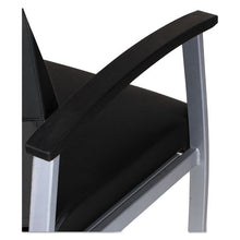 Load image into Gallery viewer, Alera® wholesale. Alera Metalounge Series High-back Guest Chair, 24.6&#39;&#39; X 26.96&#39;&#39; X 42.91&#39;&#39;, Black Seat-black Back, Silver Base. HSD Wholesale: Janitorial Supplies, Breakroom Supplies, Office Supplies.
