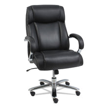 Load image into Gallery viewer, Alera® wholesale. Alera Maxxis Series Big And Tall Bonded Leather Chair, Supports Up To 500 Lbs., Black Seat-black Back, Chrome Base. HSD Wholesale: Janitorial Supplies, Breakroom Supplies, Office Supplies.