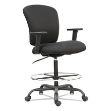 Load image into Gallery viewer, Alera® wholesale. Alera Mota Series Big And Tall Stool, 32.67&quot; Seat Height, Supports Up To 450 Lbs, Black Seat-black Back, Black Base. HSD Wholesale: Janitorial Supplies, Breakroom Supplies, Office Supplies.