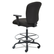 Load image into Gallery viewer, Alera® wholesale. Alera Mota Series Big And Tall Stool, 32.67&quot; Seat Height, Supports Up To 450 Lbs, Black Seat-black Back, Black Base. HSD Wholesale: Janitorial Supplies, Breakroom Supplies, Office Supplies.