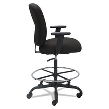 Load image into Gallery viewer, Alera® wholesale. Alera Mota Series Big And Tall Stool, 32.67&quot; Seat Height, Supports Up To 450 Lbs, Black Seat-black Back, Black Base. HSD Wholesale: Janitorial Supplies, Breakroom Supplies, Office Supplies.