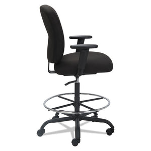 Alera® wholesale. Alera Mota Series Big And Tall Stool, 32.67" Seat Height, Supports Up To 450 Lbs, Black Seat-black Back, Black Base. HSD Wholesale: Janitorial Supplies, Breakroom Supplies, Office Supplies.