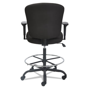 Alera® wholesale. Alera Mota Series Big And Tall Stool, 32.67" Seat Height, Supports Up To 450 Lbs, Black Seat-black Back, Black Base. HSD Wholesale: Janitorial Supplies, Breakroom Supplies, Office Supplies.