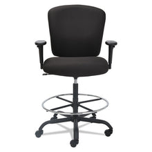 Load image into Gallery viewer, Alera® wholesale. Alera Mota Series Big And Tall Stool, 32.67&quot; Seat Height, Supports Up To 450 Lbs, Black Seat-black Back, Black Base. HSD Wholesale: Janitorial Supplies, Breakroom Supplies, Office Supplies.