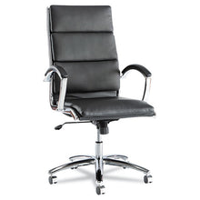 Load image into Gallery viewer, Alera® wholesale. Alera Neratoli High-back Slim Profile Chair, Supports Up To 275 Lbs, Black Seat-black Back, Chrome Base. HSD Wholesale: Janitorial Supplies, Breakroom Supplies, Office Supplies.