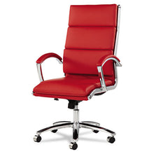 Load image into Gallery viewer, Alera® wholesale. Alera Neratoli High-back Slim Profile Chair, Supports Up To 275 Lbs, Red Seat-red Back, Chrome Base. HSD Wholesale: Janitorial Supplies, Breakroom Supplies, Office Supplies.