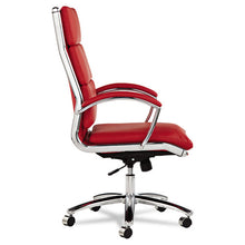 Load image into Gallery viewer, Alera® wholesale. Alera Neratoli High-back Slim Profile Chair, Supports Up To 275 Lbs, Red Seat-red Back, Chrome Base. HSD Wholesale: Janitorial Supplies, Breakroom Supplies, Office Supplies.