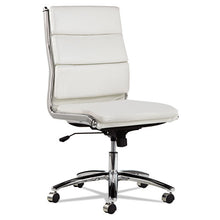 Load image into Gallery viewer, Alera® wholesale. Alera Neratoli Mid-back Slim Profile Chair, Supports Up To 275 Lbs, White Seat-white Back, Chrome Base. HSD Wholesale: Janitorial Supplies, Breakroom Supplies, Office Supplies.